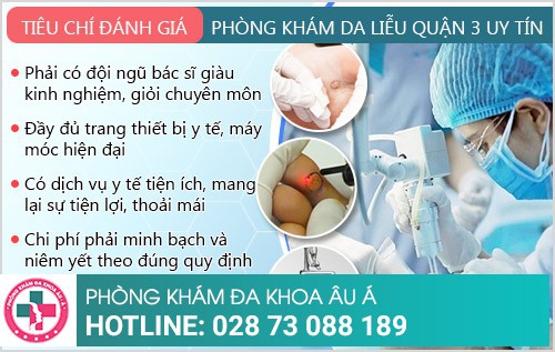 Bệnh viện da liễu quận 3 uy tín, có bác sĩ giỏi