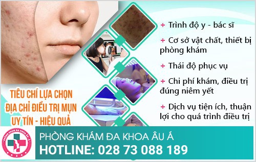 điều trị mụn ở đâu